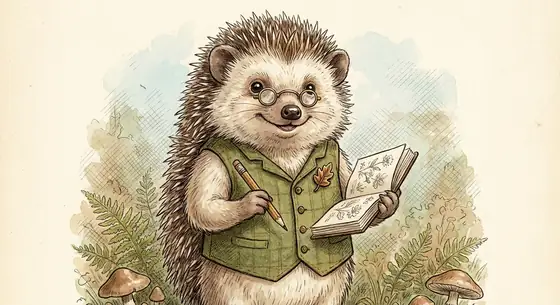 Piko le hérisson naturaliste